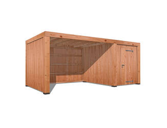Douglas Overkapping Strak 3x6m. | Type 23 met schuur